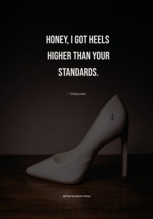 classy high heels quotes