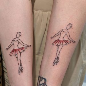 mom daughter tattoos