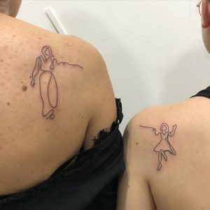 mother daughter tattoo images