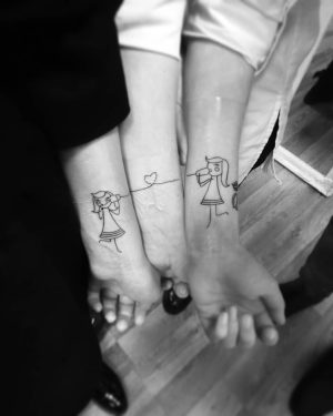 mother daughter tattoos