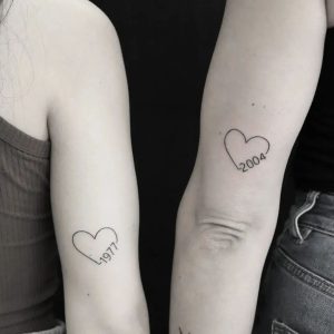 mother daughter tattoos images