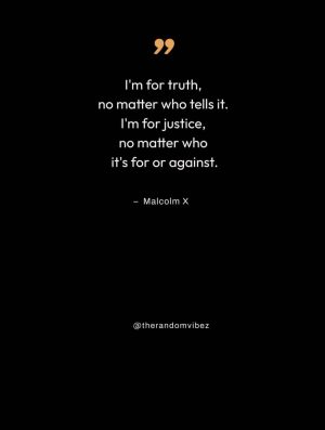 Malcolm X Quotes for justice