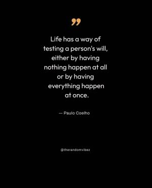 Paulo Coelho Quotes life has a way