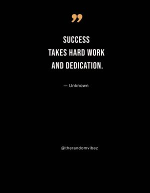 hard work and dedication quote
