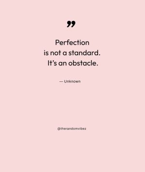 quote about not being perfect