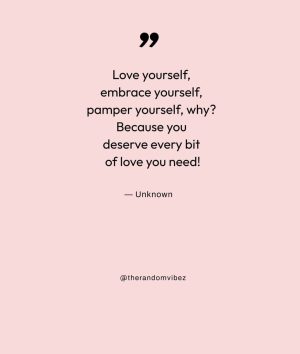 spoiling yourself quotes