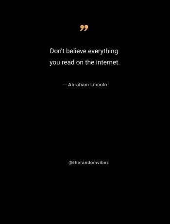 abraham lincoln internet quote