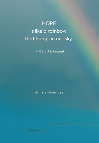rainbow quotes on hope
