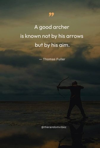 famous quotes on archery