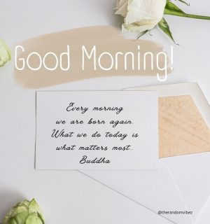 good morning message
