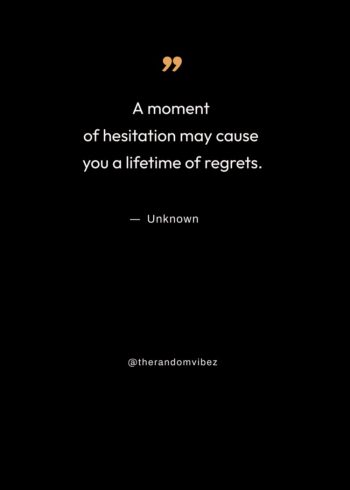 hesitation sayings