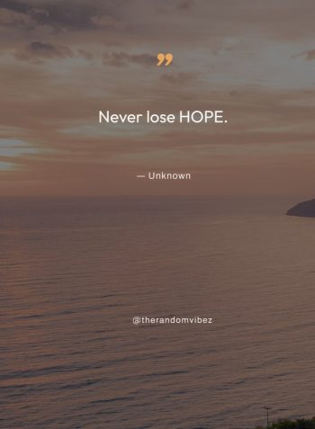never lose hope quotes
