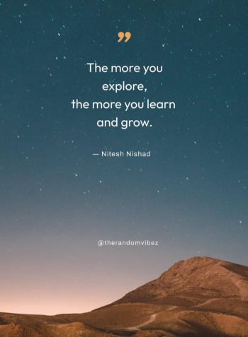 quotes for exploring