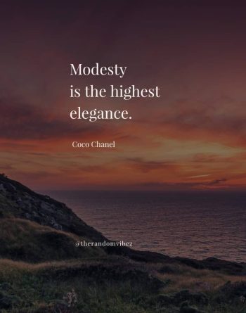 modesty quotes