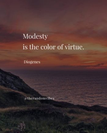 quotes on modesty