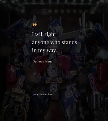 quotes by optimus prime