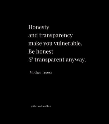 be transparent quotes