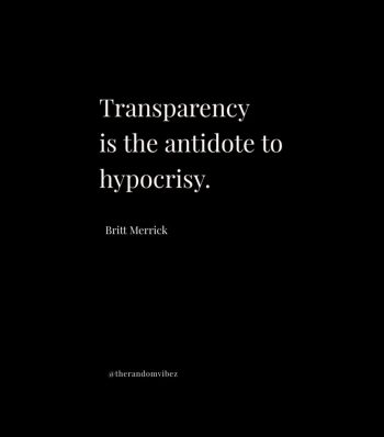 transparency quotes