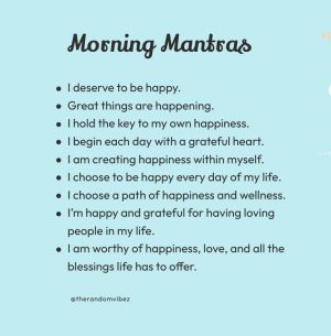 Morning Mantras