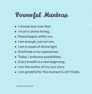 Positive Mantras