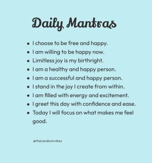 daily mantras