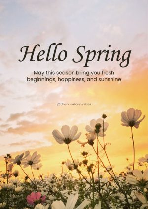 hello spring images
