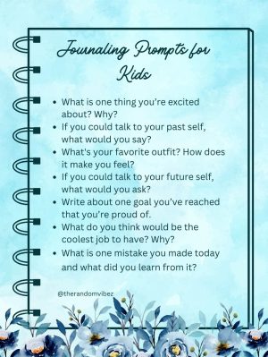 journal prompts for students