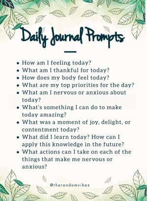 journaling prompts