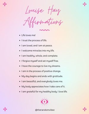 louise hay affirmations