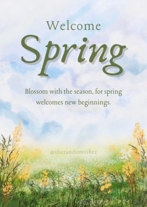 welcome spring quotes