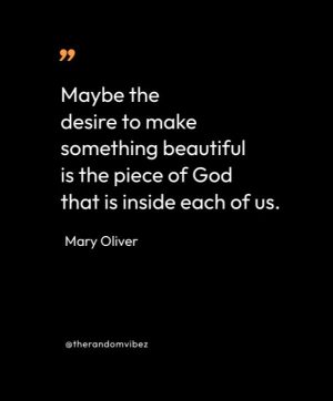 Mary Oliver Quotes About Beauty