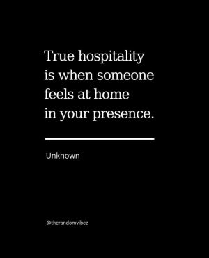 hospitality quote