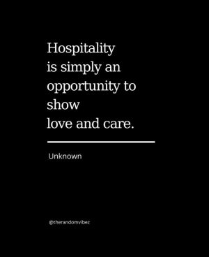 hospitality quotes