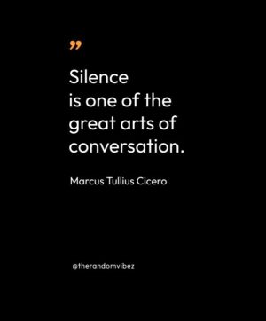sayings about silence