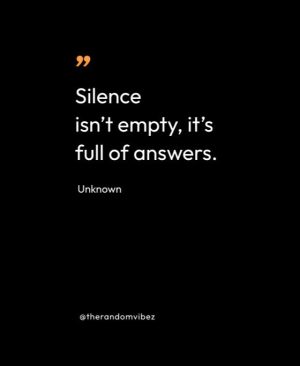 silence quote