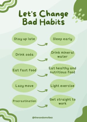 How to Break Bad Habits