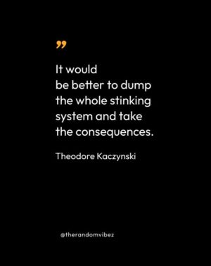 Quotes From Theodore Kaczynski