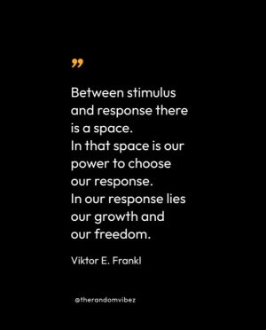 Viktor Frankl Quotes Between Stimulus And Response