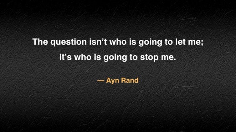 Ayn Rand Quotes On Society, Individualism & Objectivism