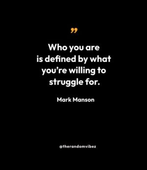 Mark Manson Quote