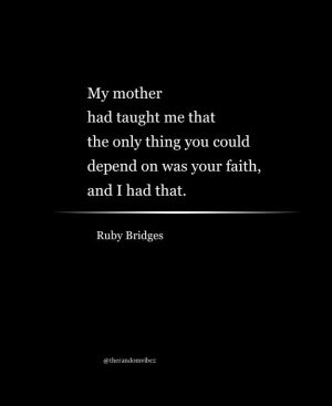ruby bridges favorite quote