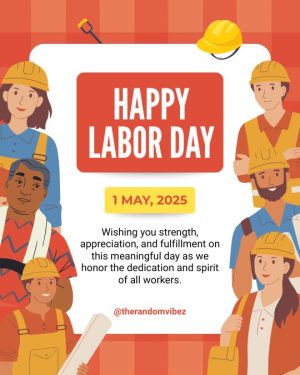 poster on labour's day