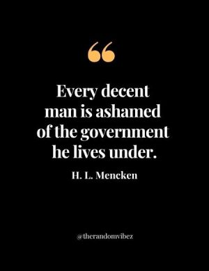 H. L. Mencken Quotes On Government