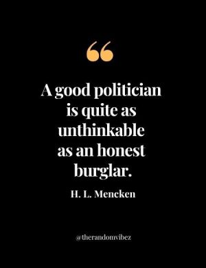 H. L. Mencken Quotes On Politicians