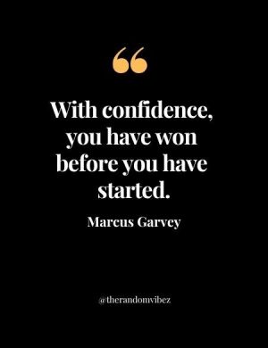 Marcus Garvey Confidence Quote