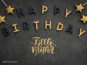 happy birthday brother from sister​