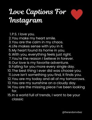 #Love Captions For Instagram for Couple Photos
