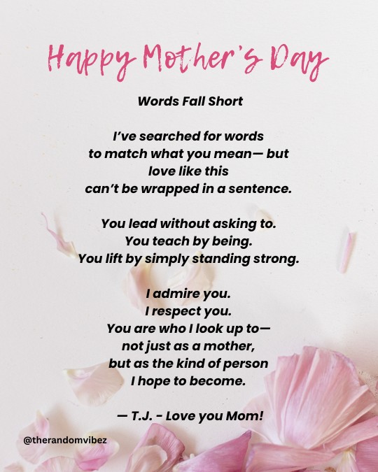 mothers day poems that make you cry​