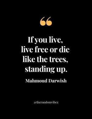Inspirational Mahmoud Darwish Quotes