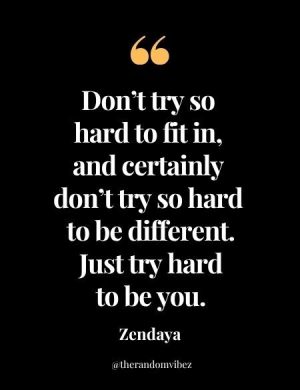 Zendaya Yearbook Quote